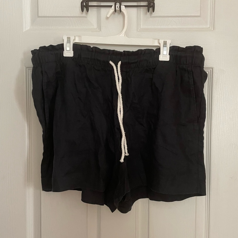 Linen Drawstring Shorts